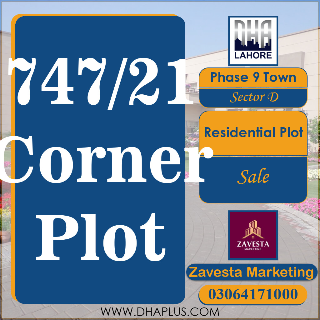 5 Marla Residential Plot for Sale in Sector D -  Phase 9 Town, Lahore - (DP-37645)