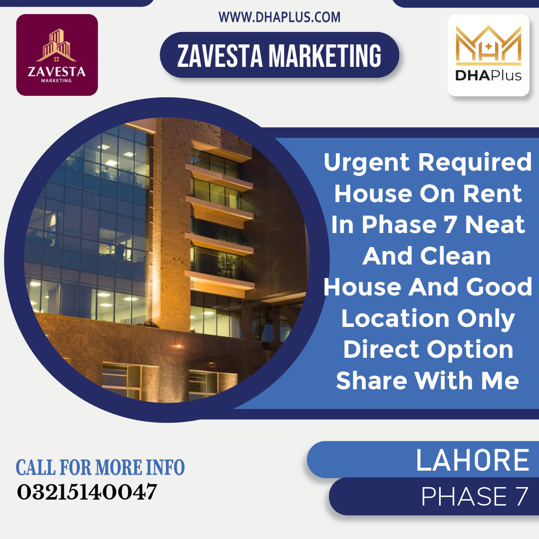 1 Kanal Required Residential House in Phase 7, Lahore - (DP-37771)