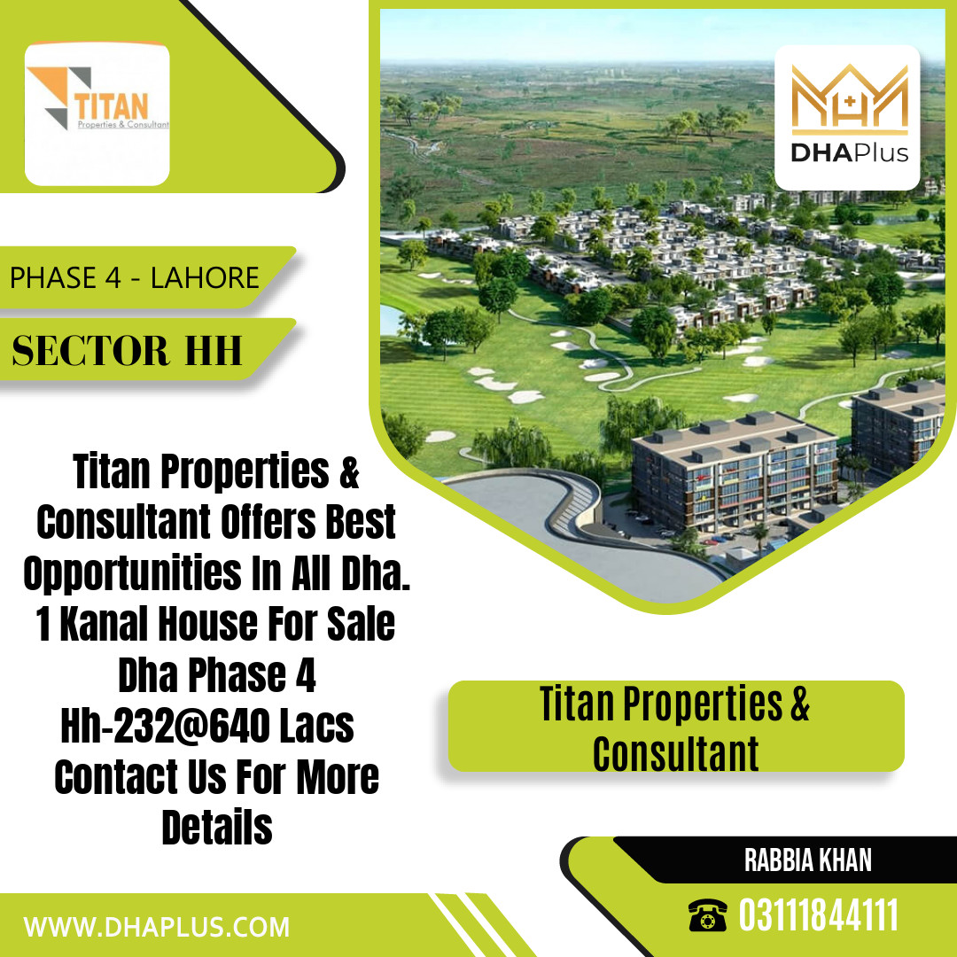 1 Kanal Residential House for Sale in Sector HH -  Phase 4, Lahore - (DP-37884)