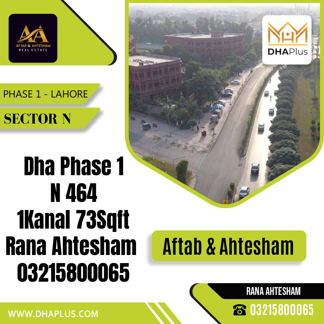 1 Kanal Residential Plot for Sale in Sector N - Phase 1, Lahore - (DP-37942)