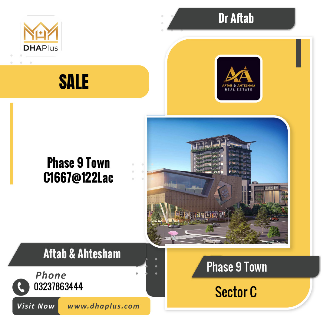 5 Marla Residential Plot for Sale in Sector C - Phase 9 Town, Lahore - (DP-37985)