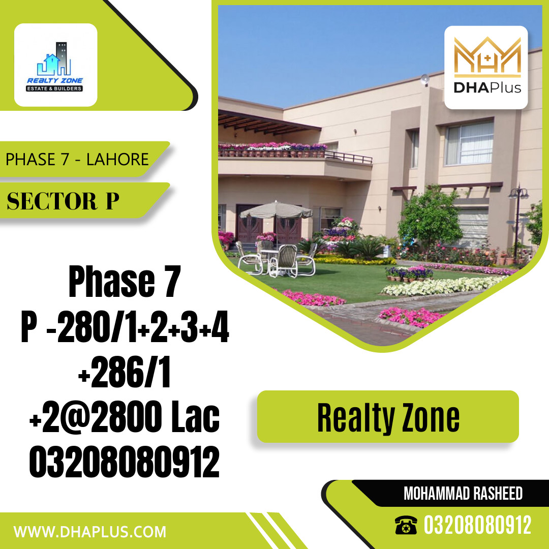 6 Kanal Residential Plot for Sale in Sector P - Phase 7, Lahore - (DP-38074)