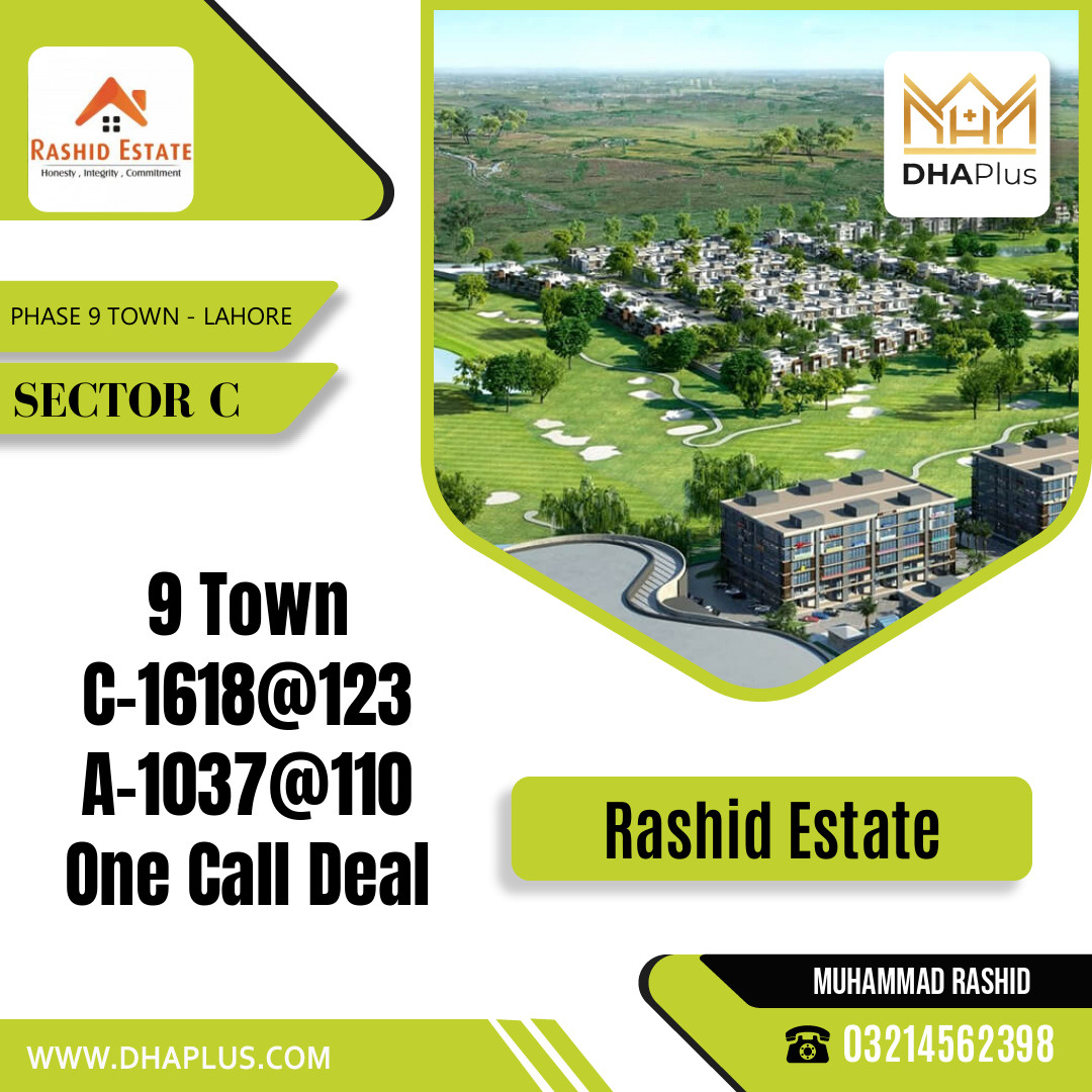 5 Marla Residential Plot for Sale in Sector C -  Phase 9 Town, Lahore - (DP-38082)