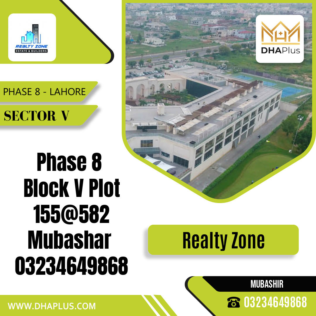 1 Kanal Residential Plot for Sale in Sector V - Phase 8, Lahore - (DP-38107)