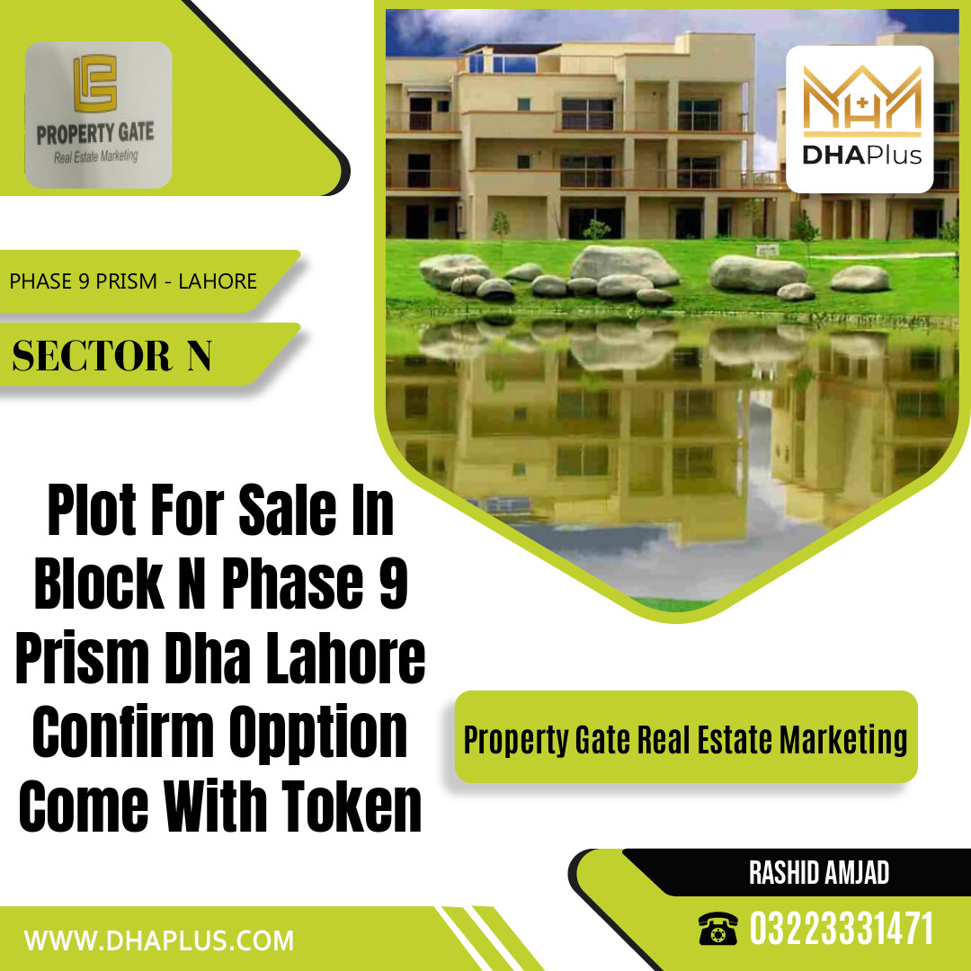 1 Kanal Residential Plot for Sale in Sector N - Phase 9 Prism, Lahore - (DP-38226)