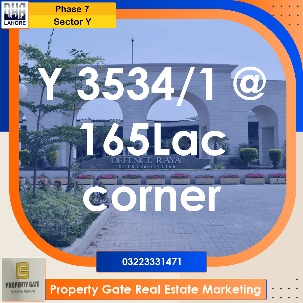 1 Kanal Residential Plot for Sale in Sector Y - Phase 7, Lahore - (DP-38328)