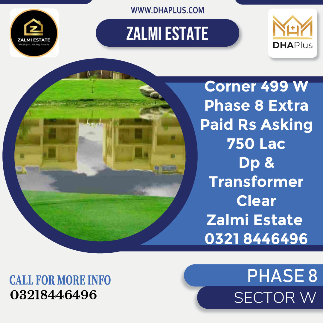 20 Marla Residential Plot for Sale in Sector W - Phase 8, Lahore - (DP-38385)