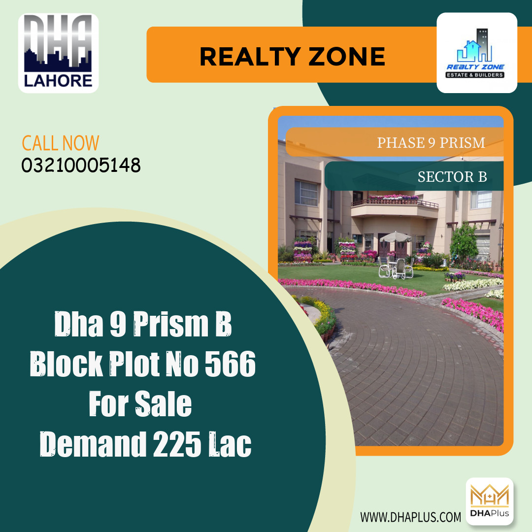 1 Kanal Residential Plot for Sale in Sector B -  Phase 9 Prism, Lahore - (DP-38395)