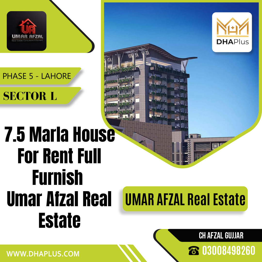 7.5 Marla Residential House for Rent in Sector L - Phase 5, Lahore - (DP-38424)