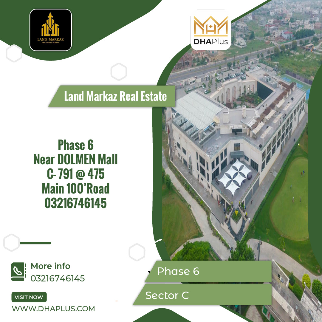 1 Kanal Residential Plot for Sale in Sector C - Phase 6, Lahore - (DP-38495)