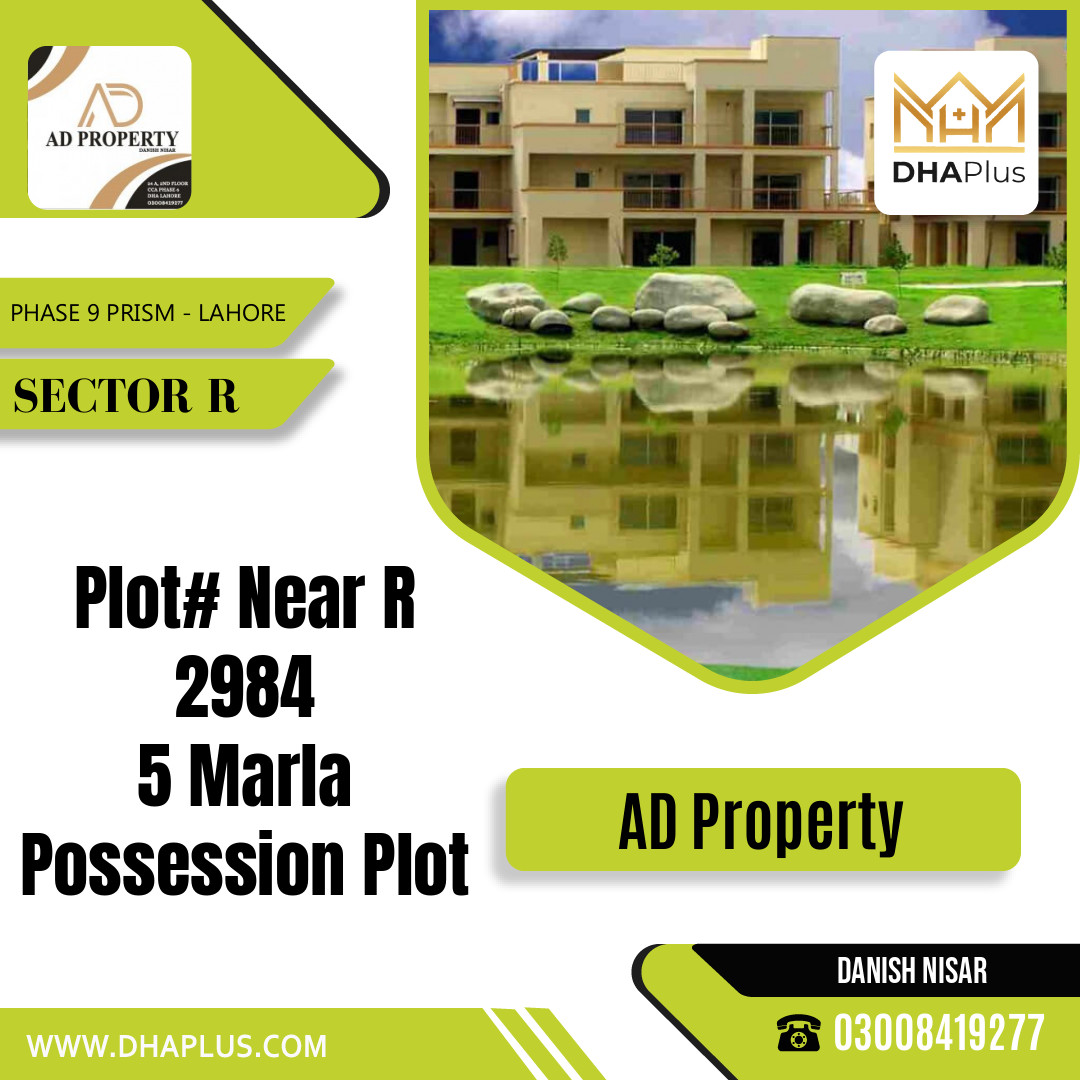 5 Marla Residential Plot for Sale in Sector R - Phase 9 Prism, Lahore - (DP-38573)
