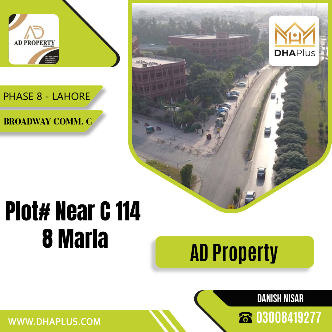 8 Marla Residential Plot for Sale in Broadway Commercial C - Phase 8, Lahore - (DP-38591)