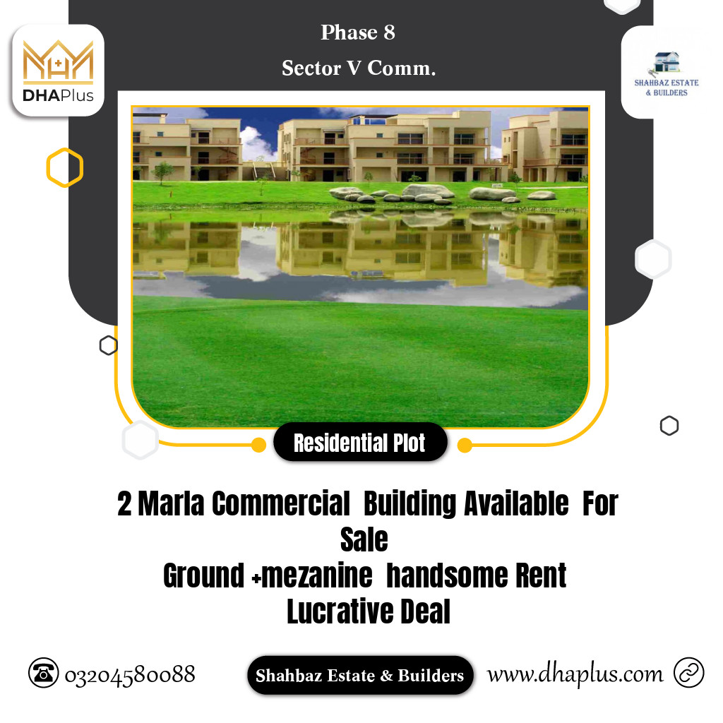 2 Marla Residential Plot for Sale in Sector V Commercial - Phase 8, Lahore - (DP-38611)
