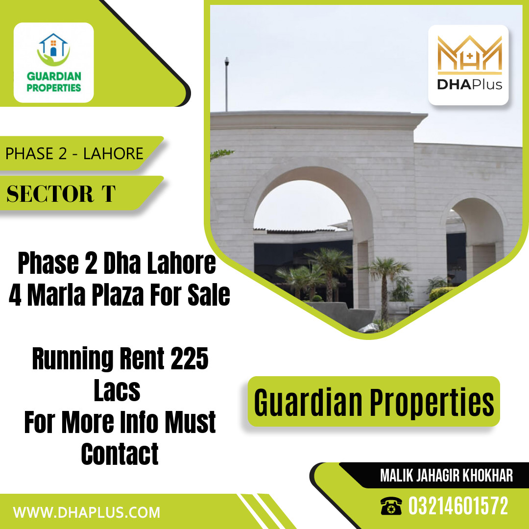 4 Marla Commercial Plaza for Sale in Sector T -  Phase 2, Lahore - (DP-38647)
