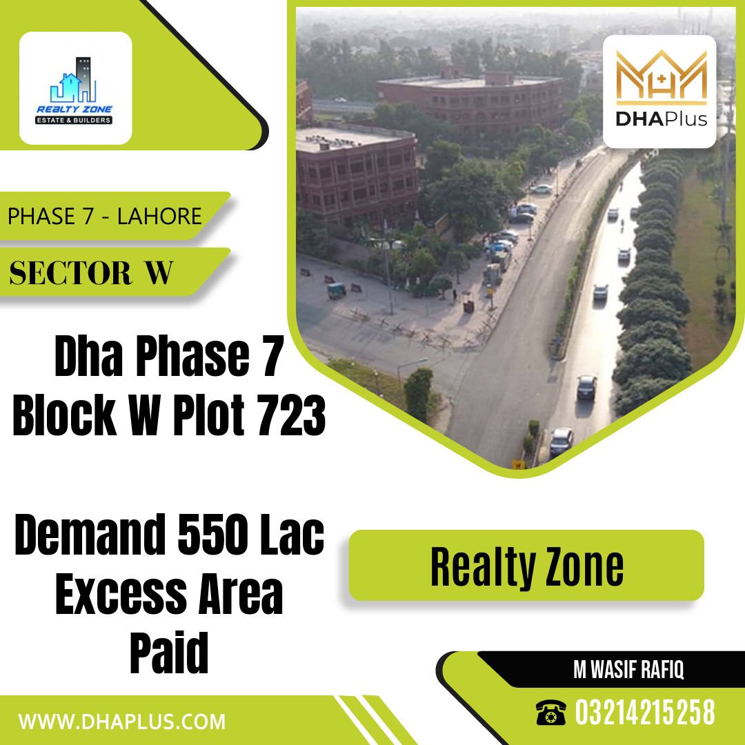 1 Kanal Residential Plot for Sale in Sector W -  Phase 7, Lahore - (DP-38688)