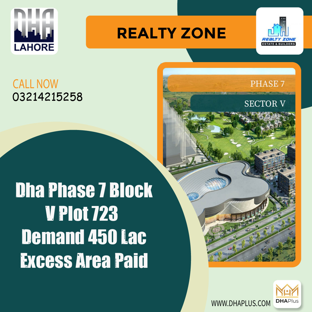 1 Kanal Residential Plot for Sale in Sector V - Phase 7, Lahore - (DP-38690)