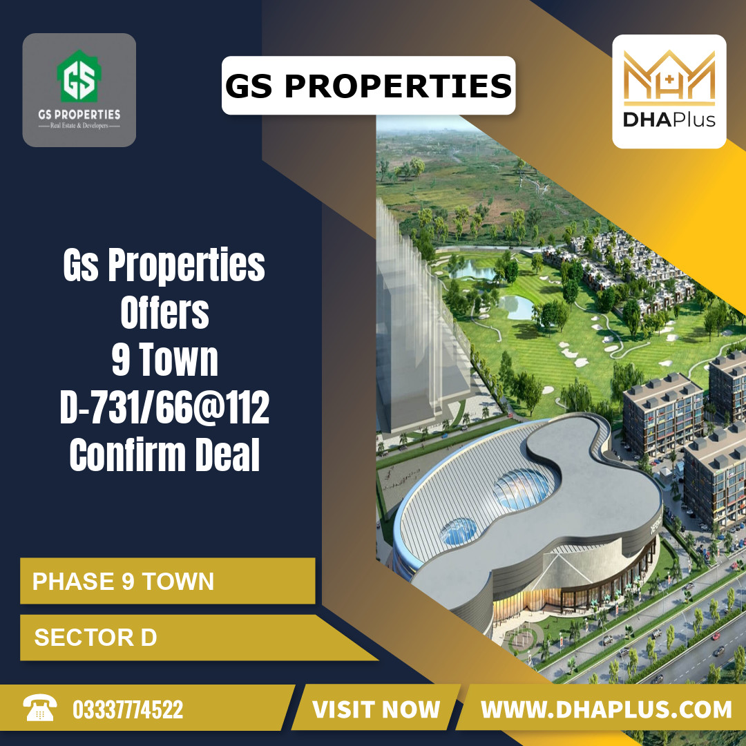 5 Marla Residential Plot for Sale in Sector D -  Phase 9 Town, Lahore - (DP-38769)