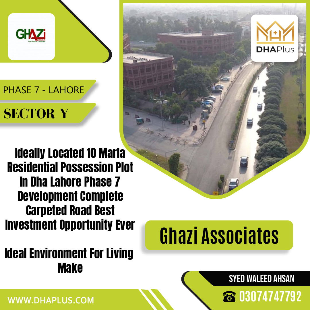 10 Marla Residential Plot for Sale in Sector Y -  Phase 7, Lahore - (DP-39017)