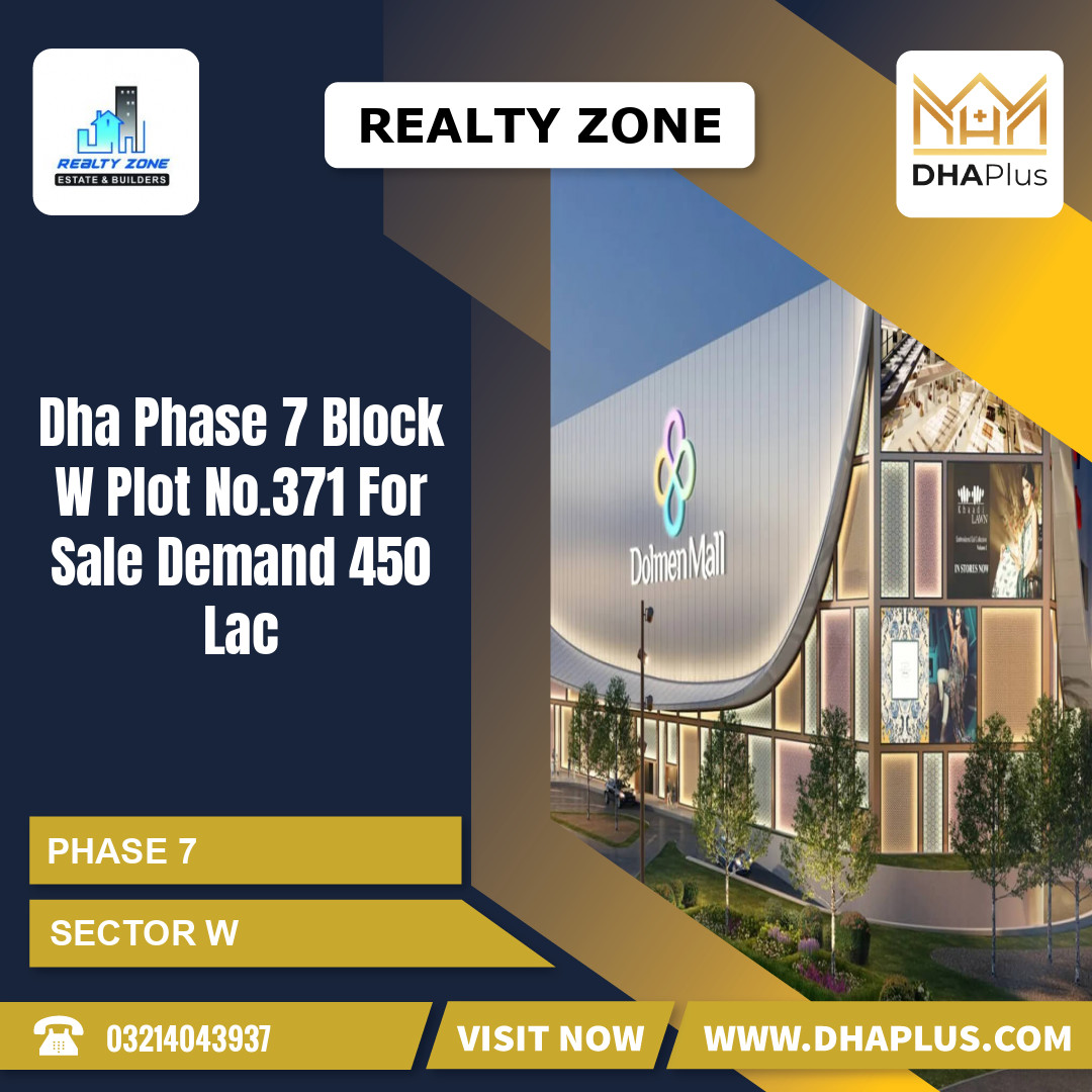 1 Kanal Residential Plot for Sale in Sector W -  Phase 7, Lahore - (DP-39030)