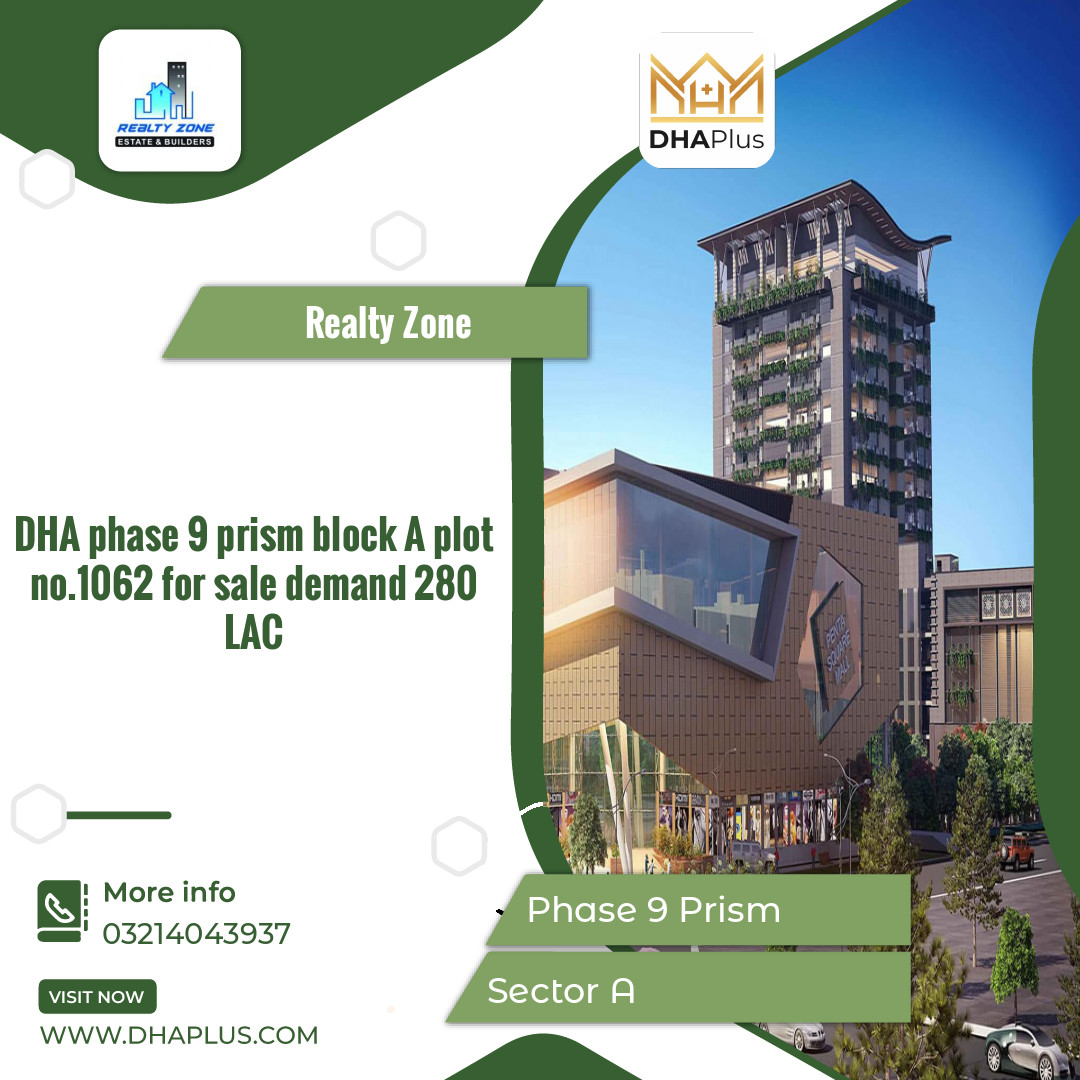 1 Kanal Residential Plot for Sale in Sector A -  Phase 9 Prism, Lahore - (DP-39090)