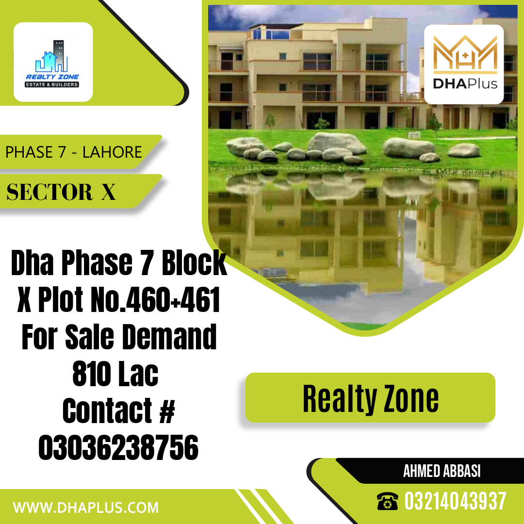 1 Kanal Residential Plot for Sale in Sector X -  Phase 7, Lahore - (DP-39300)