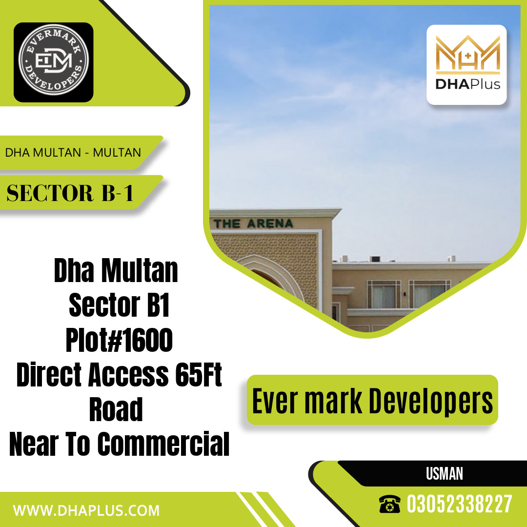 10 Marla Residential Plot for Sale in Sector B-1 -  DHA Multan, Multan - (DP-39433)