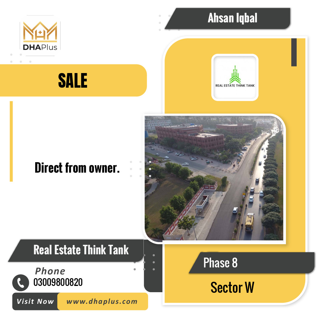 1 Kanal Residential Plot for Sale in Sector W -  Phase 8, Lahore - (DP-39467)