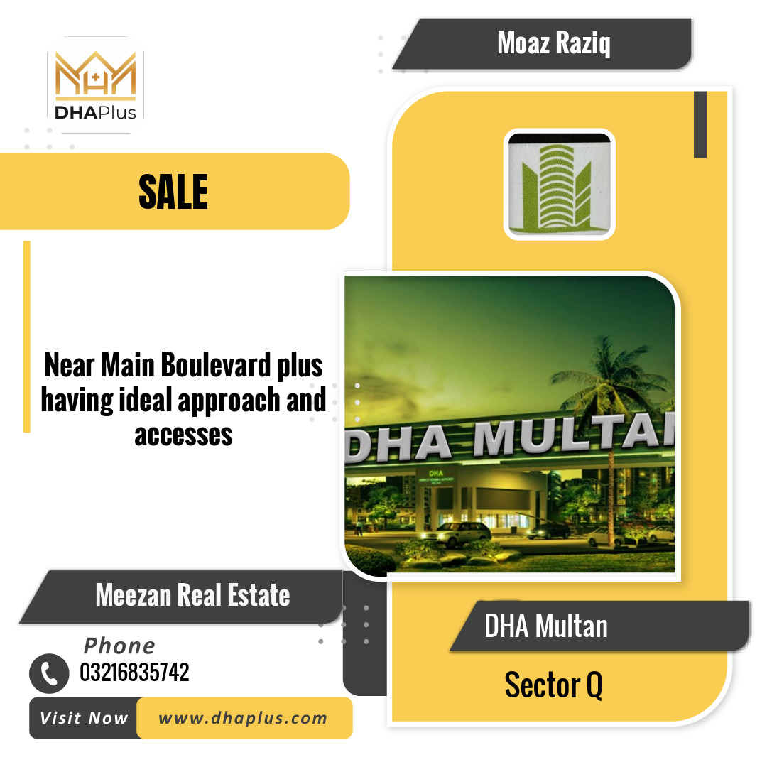 1 Kanal Residential Plot for Sale in Sector Q -  DHA Multan, Multan - (DP-39474)