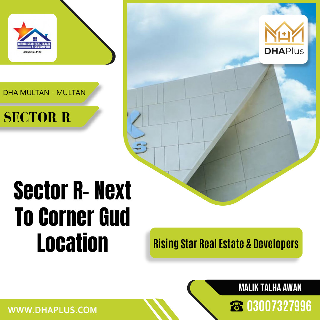 1 Kanal Residential Plot for Sale in Sector R -  DHA Multan, Multan - (DP-39533)