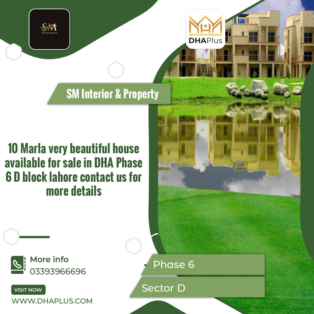 10 Marla Residential House for Sale in Sector D -  Phase 6, Lahore - (DP-39543)