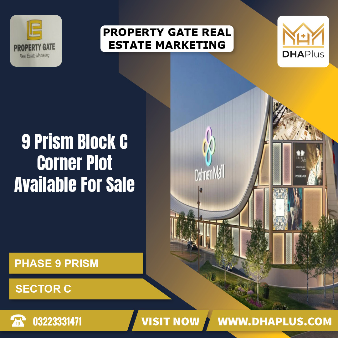 1 Kanal Residential Plot for Sale in Sector C - Phase 9 Prism, Lahore - (DP-39572)