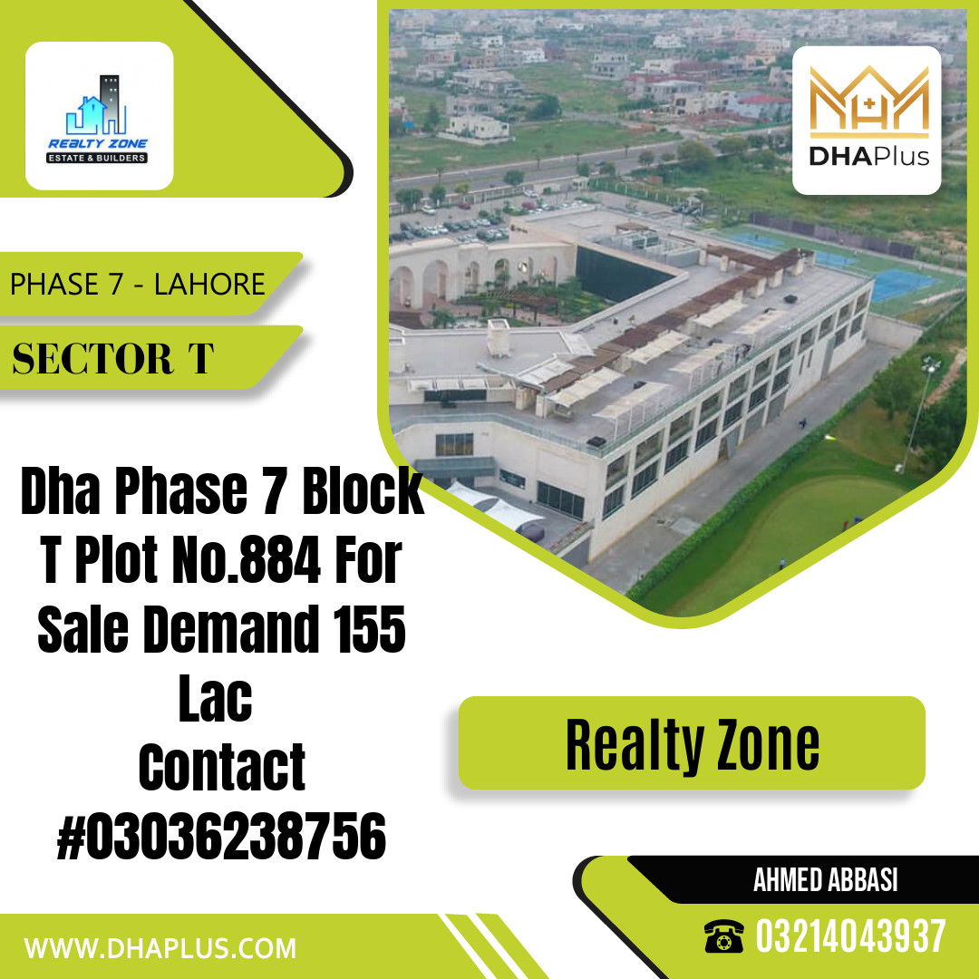 5 Marla Residential Plot for Sale in Sector T - Phase 7, Lahore - (DP-39615)