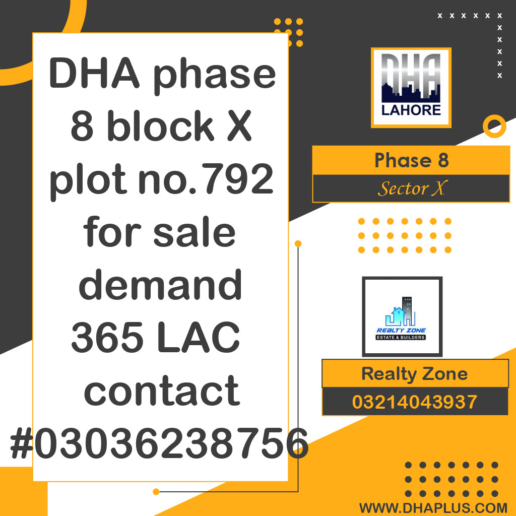1 Kanal Residential Plot for Sale in Sector X - Phase 8, Lahore - (DP-39617)