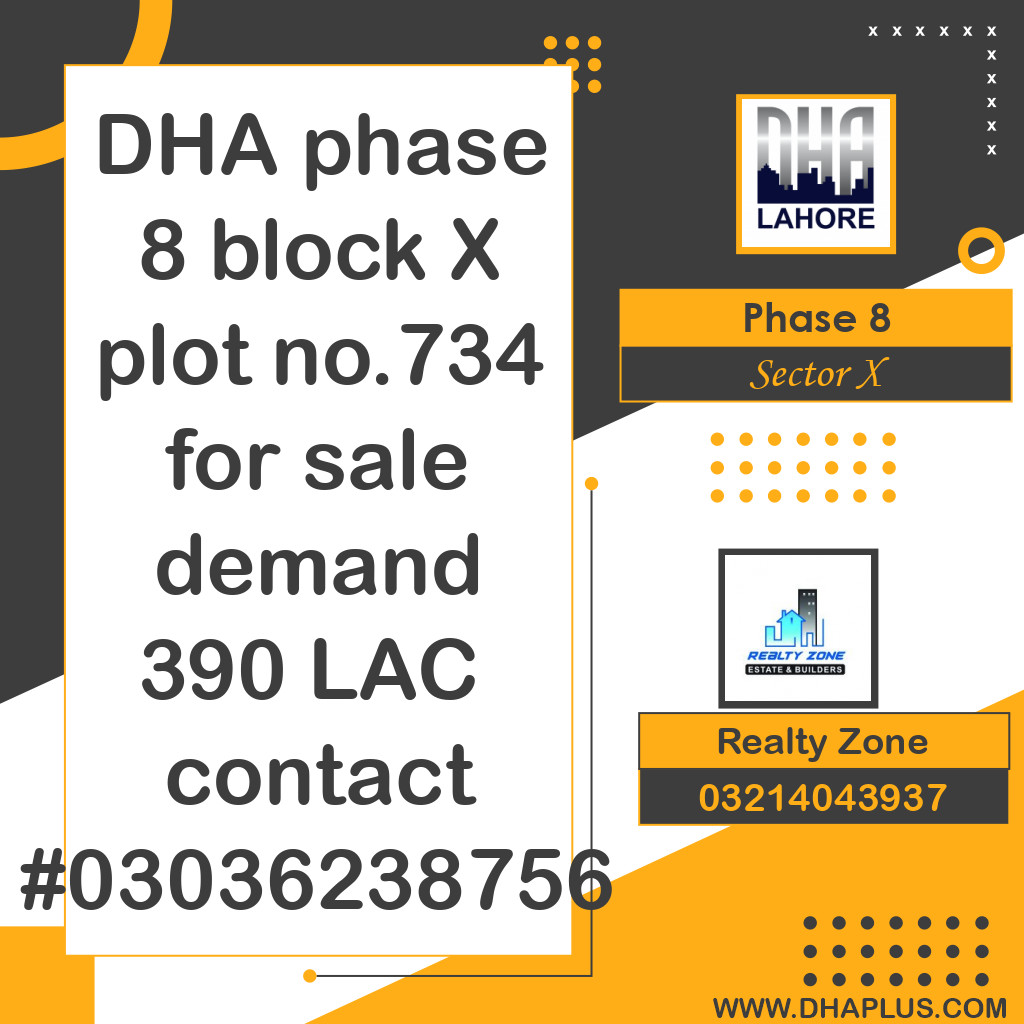 1 Kanal Residential Plot for Sale in Sector X - Phase 8, Lahore - (DP-39620)