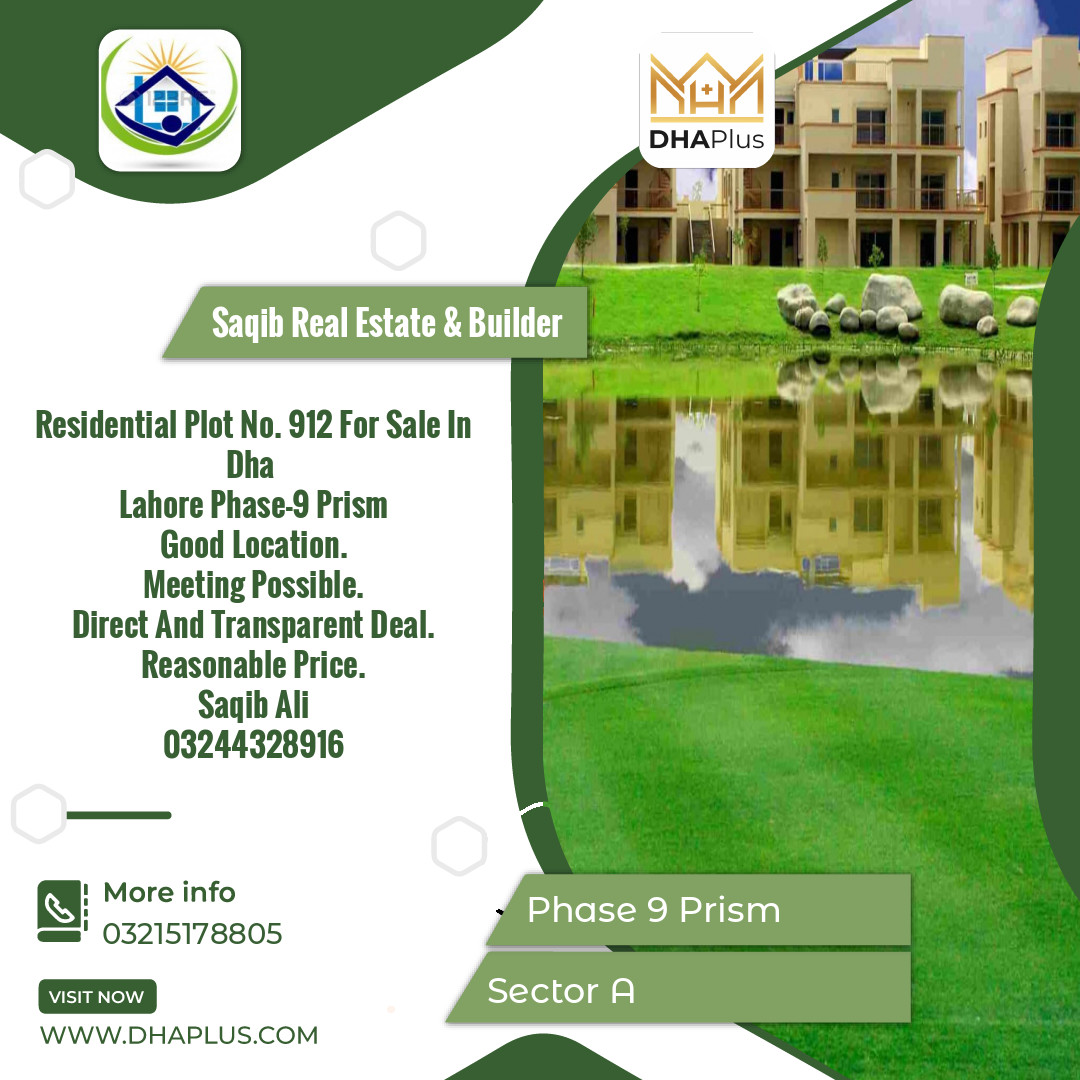 1 Kanal Residential Plot for Sale in Sector A - Phase 9 Prism, Lahore - (DP-39625)