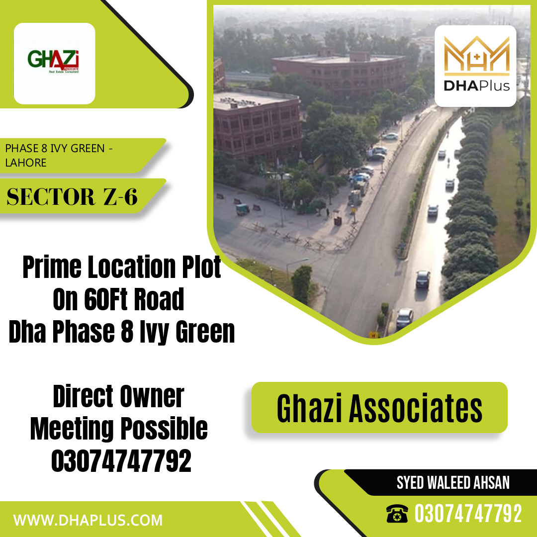 5 Marla Residential Plot for Sale in Sector Z-6 -  Phase 8 Ivy Green, Lahore - (DP-39693)