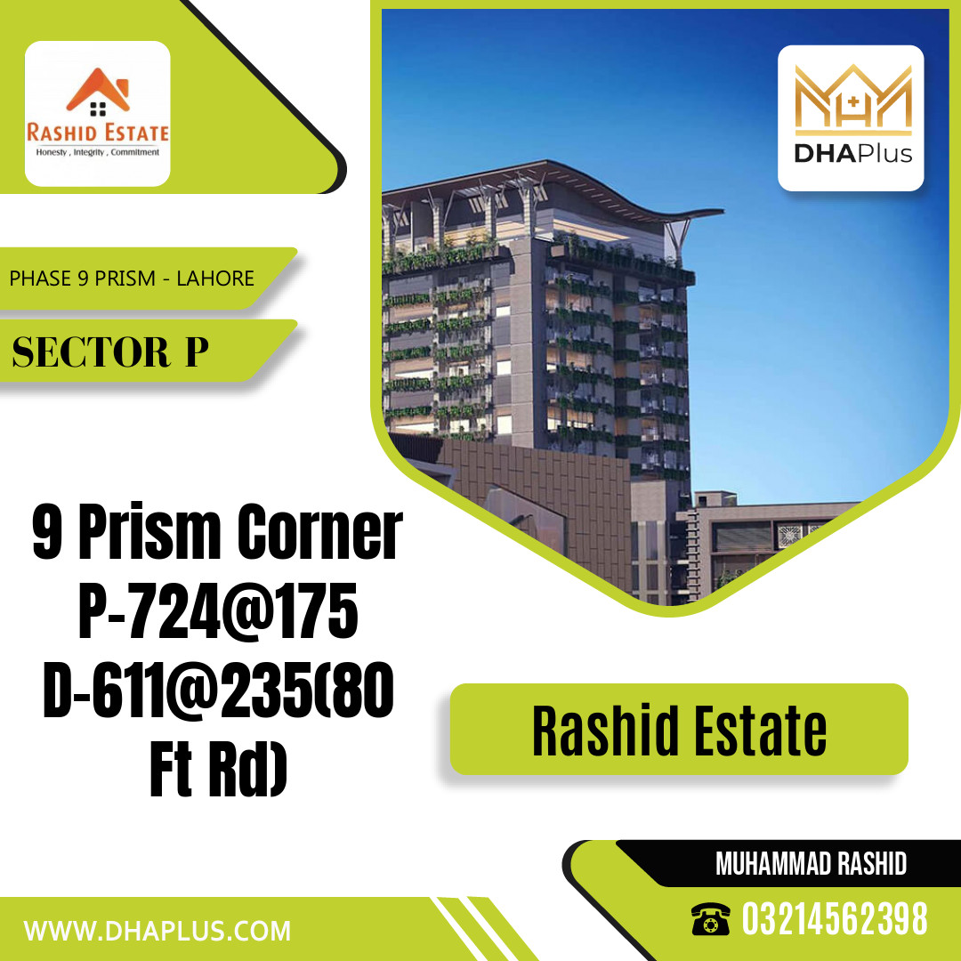 1 Kanal Residential Plot for Sale in Sector P - Phase 9 Prism, Lahore - (DP-39725)