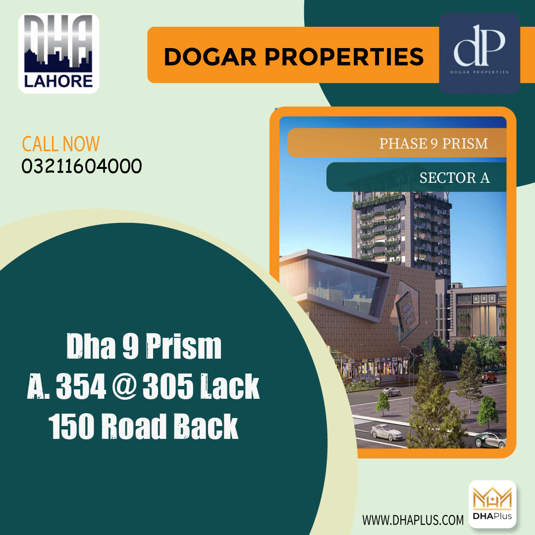 1 Kanal Residential Plot for Sale in Sector A - Phase 9 Prism, Lahore - (DP-39781)