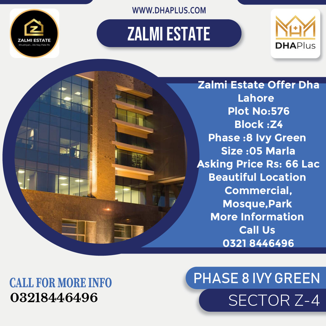 5 Marla Residential Plot for Sale in Sector Z-4 - Phase 8 Ivy Green, Lahore - (DP-39956)