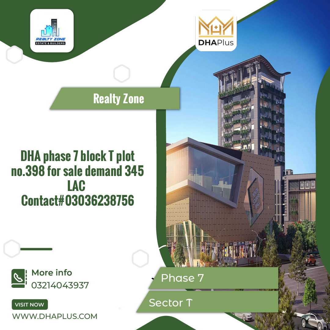 1 Kanal Residential Plot for Sale in Sector T -  Phase 7, Lahore - (DP-40027)