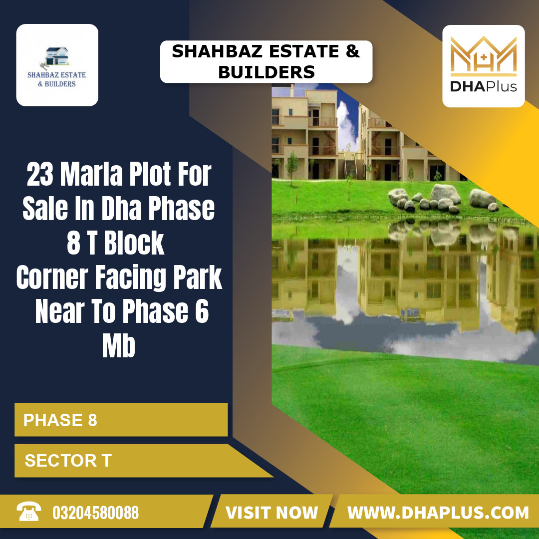 23 Marla Residential Plot for Sale in Sector T - Phase 8, Lahore - (DP-40141)