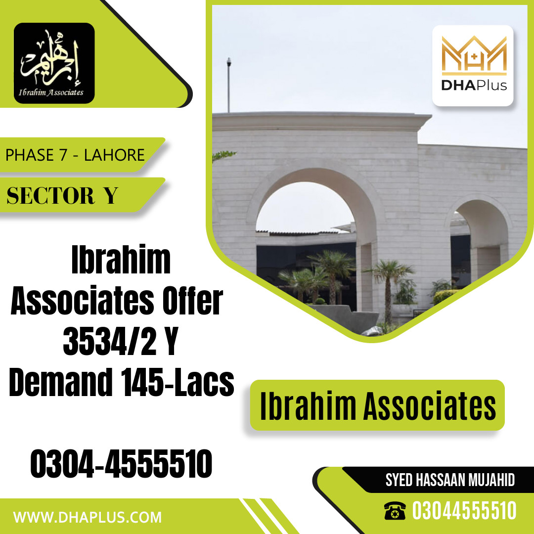10 Marla Residential Plot for Sale in Sector Y - Phase 7, Lahore - (DP-40167)