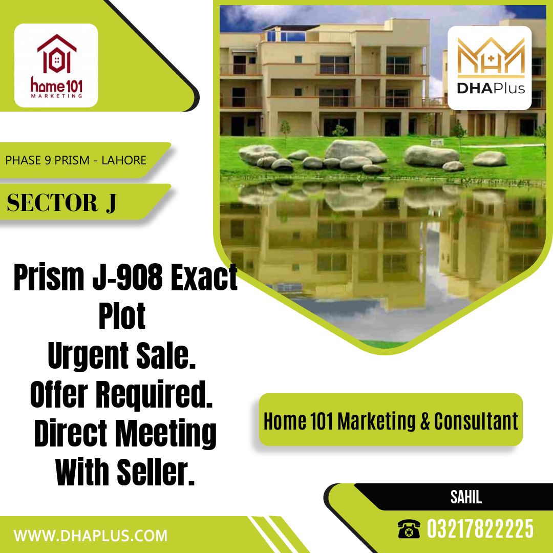 5 Marla Residential Plot for Sale in Sector J - Phase 9 Prism, Lahore - (DP-40202)