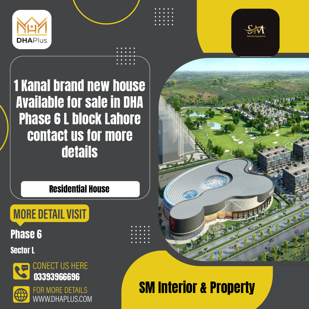 1 Kanal Residential House for Sale in Sector L -  Phase 6, Lahore - (DP-40304)