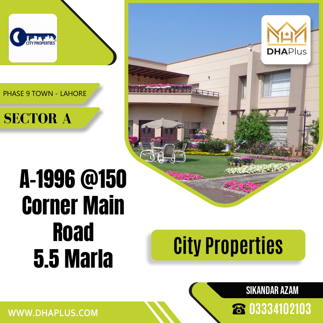 5.5 Marla Residential Plot for Sale in Sector A -  Phase 9 Town, Lahore - (DP-40539)