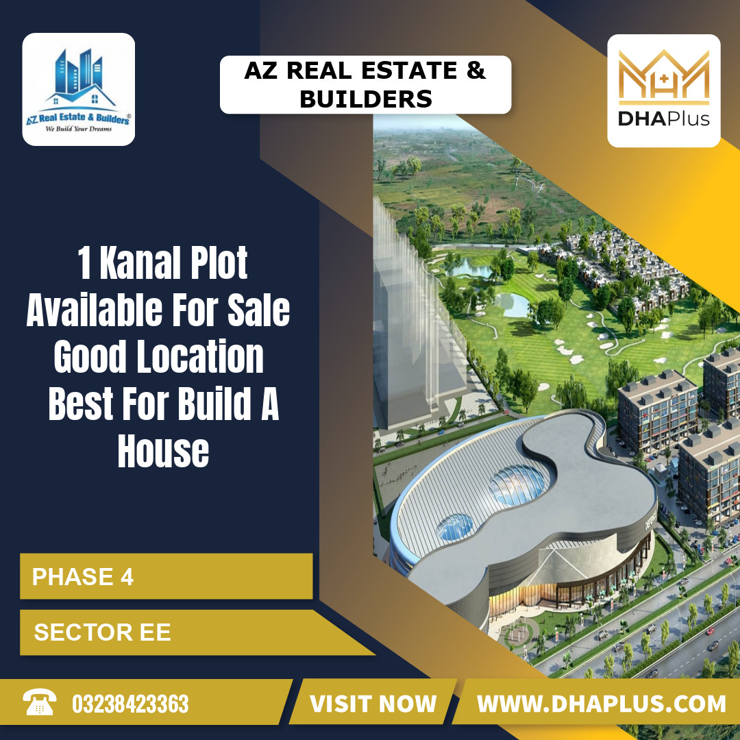 1 Kanal Residential Plot for Sale in Sector EE -  Phase 4, Lahore - (DP-40611)