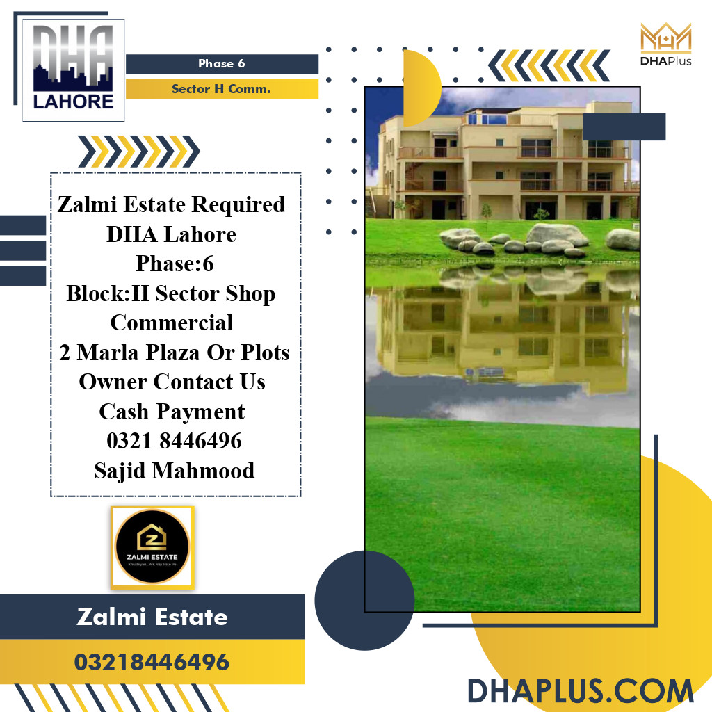 2 Marla Required Commercial Shop in Sector H Commercial -  Phase 6, Lahore - (DP-40659)