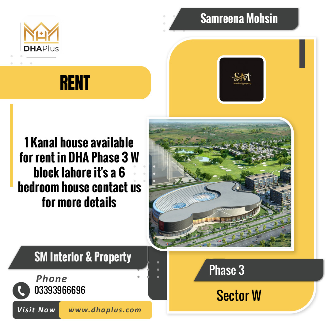 1 Kanal Residential House for Rent in Sector W -  Phase 3, Lahore - (DP-40676)