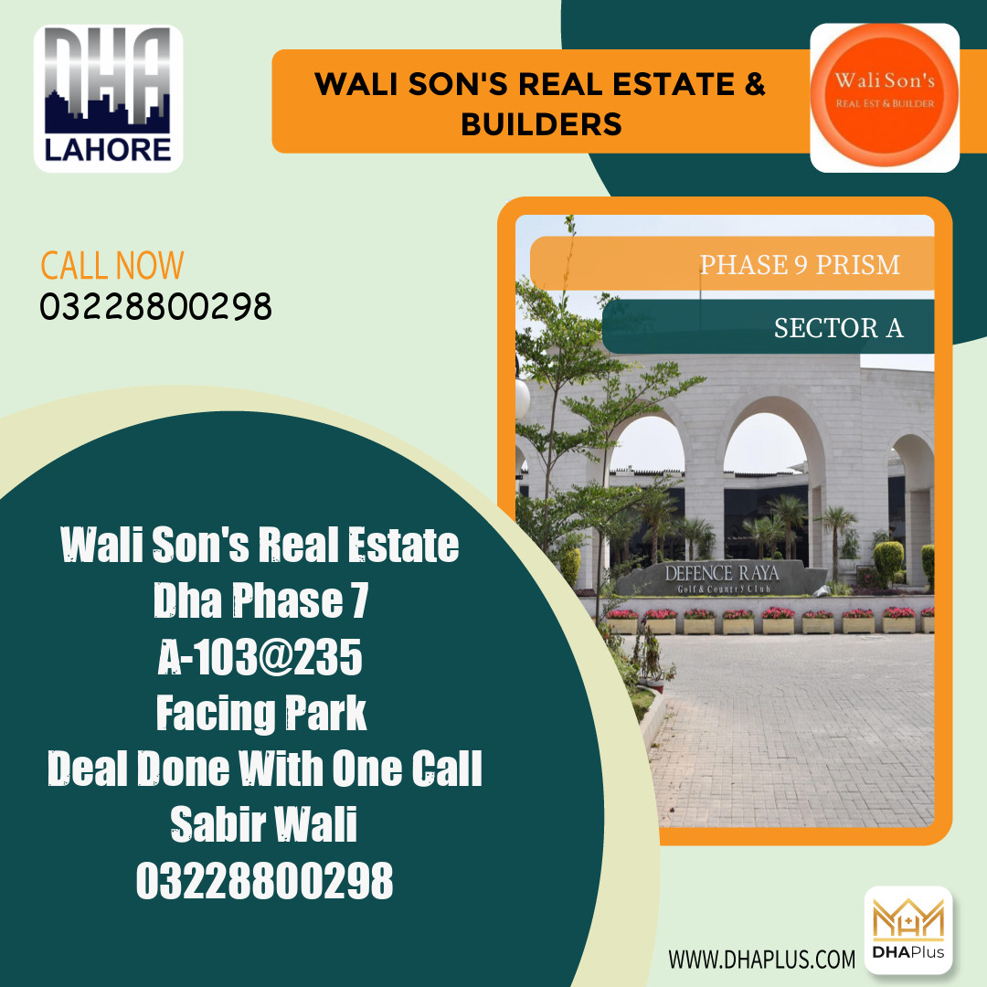 20 Marla Residential Plot for Sale in Sector A -  Phase 9 Prism, Lahore - (DP-40693)