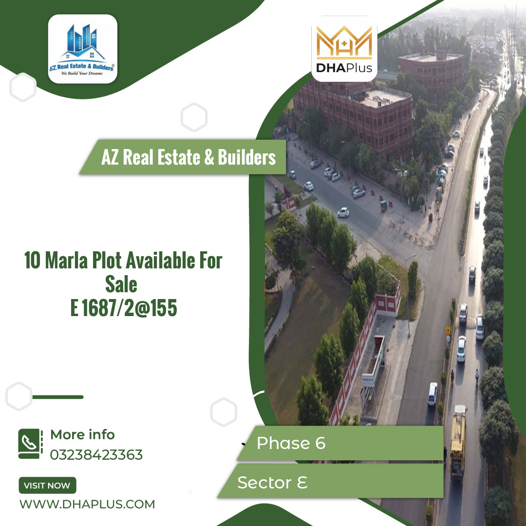 10 Marla Residential Plot for Sale in Sector E -  Phase 6, Lahore - (DP-40722)